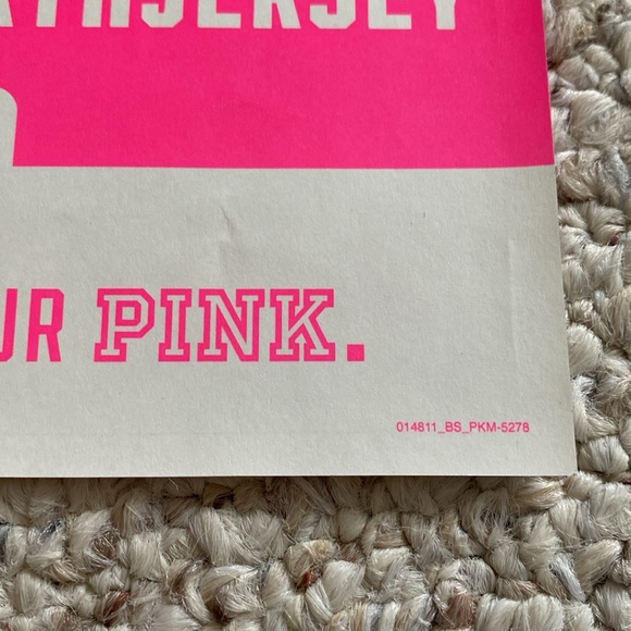 💕VS PINK NORTH JERSEY STICKER Victoria secret nj sexy lingerie decal - Picture 4 of 6